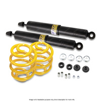 Rear Shock Absorbers Lowered King Springs for HOLDEN COMMODORE S/WAGON VR VS