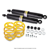 Rear HD Shock Absorbers Super Low King Springs for HOLDEN COMMODORE UTE VG VR VS