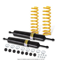 Front Shock Absorbers Raised King Springs for LANDCRUISER FJ HDJ HZJ 80 105R