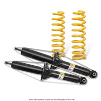 Rear Shock Absorbers Raised King Springs for Honda CR-V RD1 Wagon 10/97-11/01