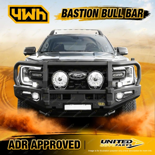 4WH BASTION ADR Approved Bumper Bull Bar fits Ford Ranger PY Next Gen 22-on