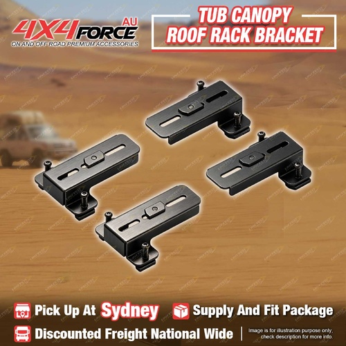 4X4FORCE Roof Rack Platform Bracket for Universal Ute Cabs With Tub Canopy SYD