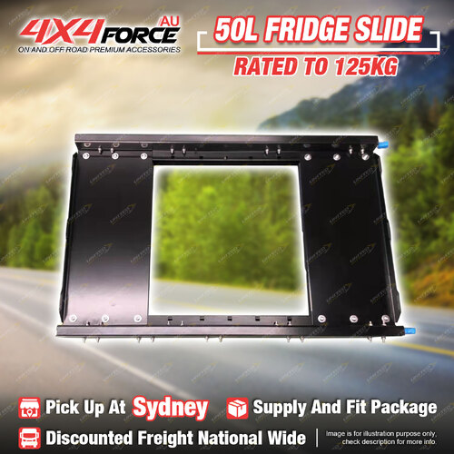 50L Fridge Slide Rated to 125kg for 4WD Ute Truck Caravan Runners Camping SYD