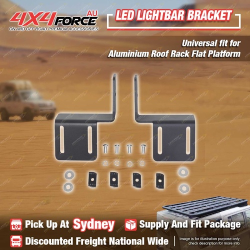 Type Z - Steel Light Bar Bracket for Universal Aluminium Roof Rack Platform SYD