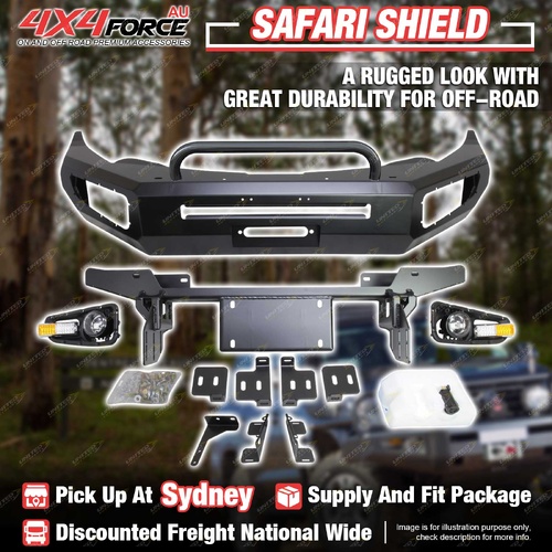 Safari Shield Bumper Bullbar U Loop for Mitsubishi Triton MQ 15-18  SYD Stock