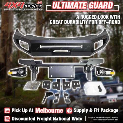 Ultimate Guard Bullbar Skid Plate for Mitsubishi Triton MQ 15-On MEL Stock