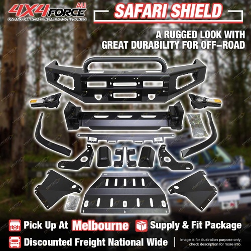 Safari Shield Bullbar U LOOP Guard Plate for Toyota Hilux Vigo 12-15 MEL Stock