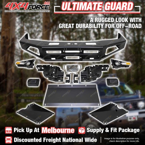 Ultimate Guard No Loop Bumper Bullbar for Toyota Landcruiser 100 Series MEL