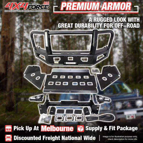 Alloy Premium Armor Front Bull Bar 3 Loop Bumper Bar for BYD Shark 6 24-on MEL