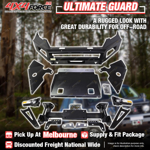 Ultimate Guard No Loop Bumper Bullbar for Toyota LandCruiser Prado 150 17-23 MEL