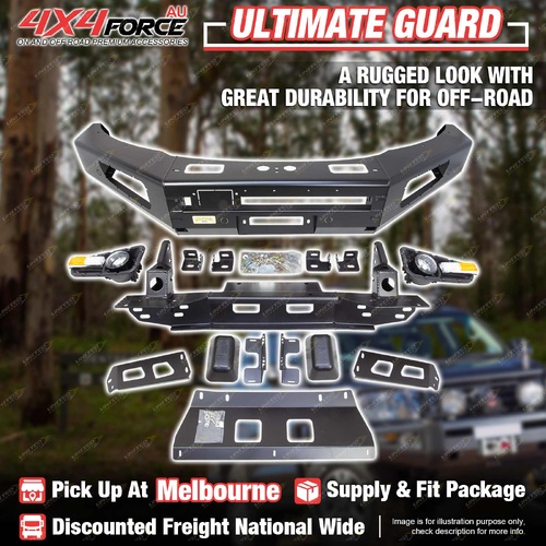 4X4FORCE Ultimate Guard No Loop Bumper Bull Bar for Mazda BT-50 11-20 MEL