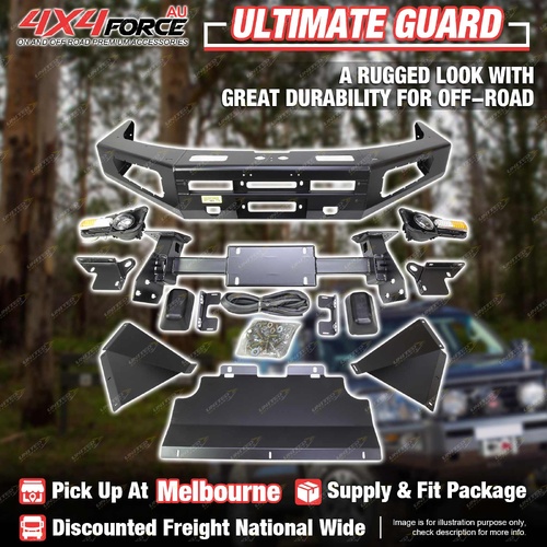 Ultimate Guard No Loop Bumper Bull Bar for Toyota Landcruiser Prado 150 MEL