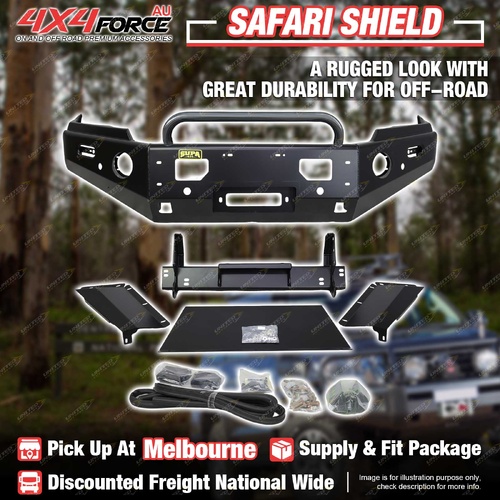 4X4FORCE Safari Shield U Loop Bumper Bull Bar for Mazda BT-50 2020-2024 MEL