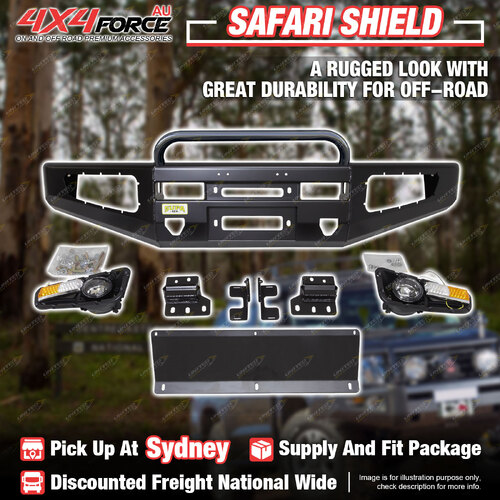 Safari Shield Front Bull Bar U Loop Bumper Bar for Suzuki Jimny 19-24 SYD Stock