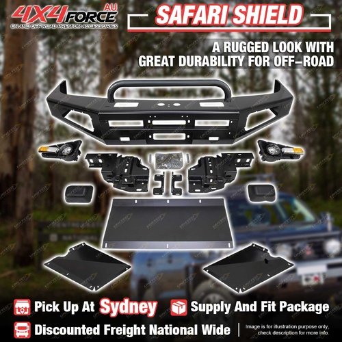 Safari Shield U Loop Bumper Bullbar for Toyota Landcruiser 100 Series SYD