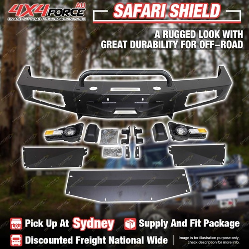 4X4FORCE Safari Shield U Loop Bumper Bullbar for Toyota LandCruiser 80 SYD