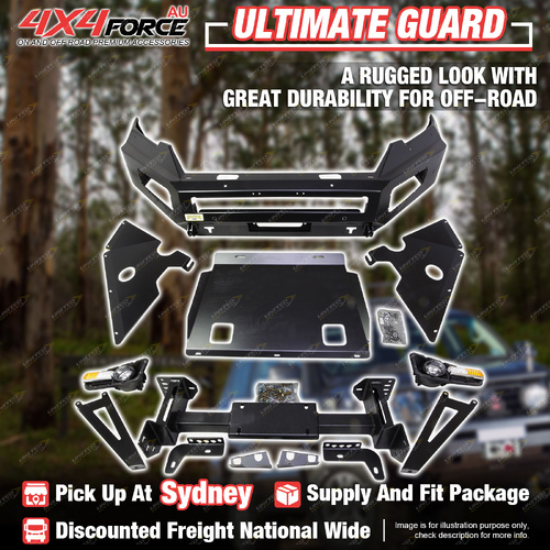 Ultimate Guard No Loop Bumper Bullbar for Toyota LandCruiser Prado 150 17-23 SYD