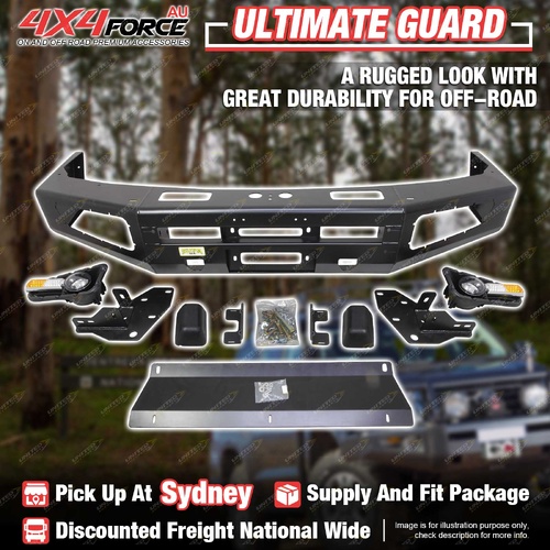 Ultimate Guard No Loop Bumper Bull Bar for Toyota LandCruiser Prado 90 95 SYD