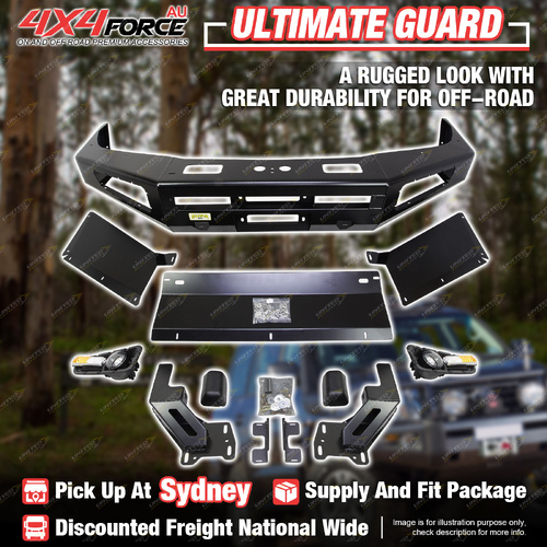 Ultimate Guard No Loop Bumper Bull Bar for Toyota Landcruiser 105 Series SYD