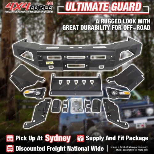 Ultimate Guard No Loop Bumper Bull Bar for Nissan Patrol Y61 GU 05-On SYD