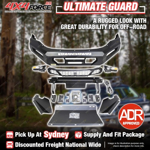 4X4FORCE Ultimate Guard No Loop Bumper Bull Bar for Isuzu D-max 21-23 SYD
