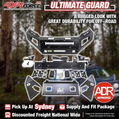 Ultimate Guard No Loop Bumper Bull Bar for Mitsubishi Triton MR 19-20 SYD