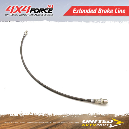 Front 50mm-80mm Extended Brake Hose for Toyota 4 Runner Hilux All Leaf Front