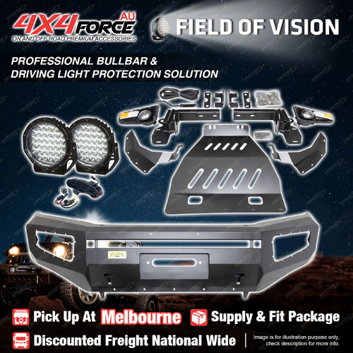 Ultimate Guard Bumper Bullbar Skid Plate light for Nissan Navara NP300 MEL Stock
