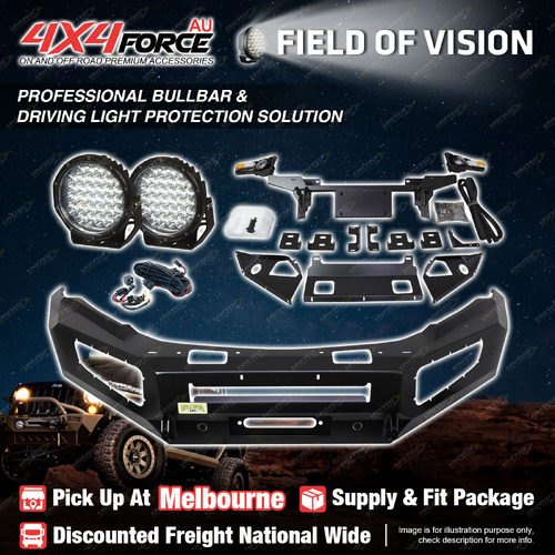 Ultimate Guard No Loop Bullbar Lights for Mitsubishi Pajero Sport 2015-2019 MEL