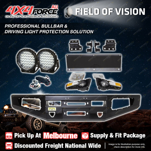 Ultimate Guard No Loop Bumper Bullbar Drive Light for Suzuki Jimny 2019-2024 MEL