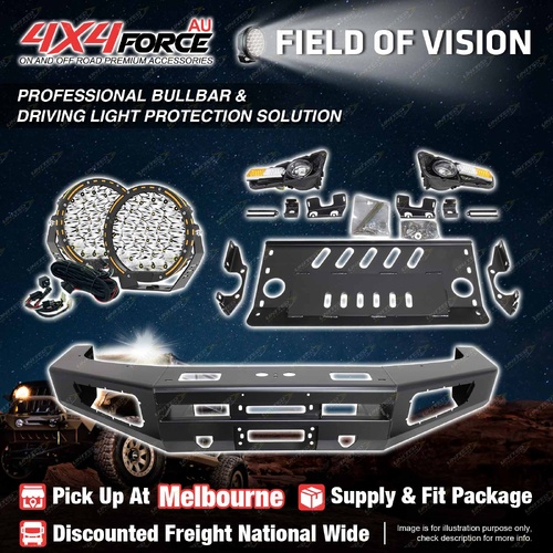 Ultimate Guard No Loop Bumper Bullbar Light for Toyota LandCruiser 79 Series MEL