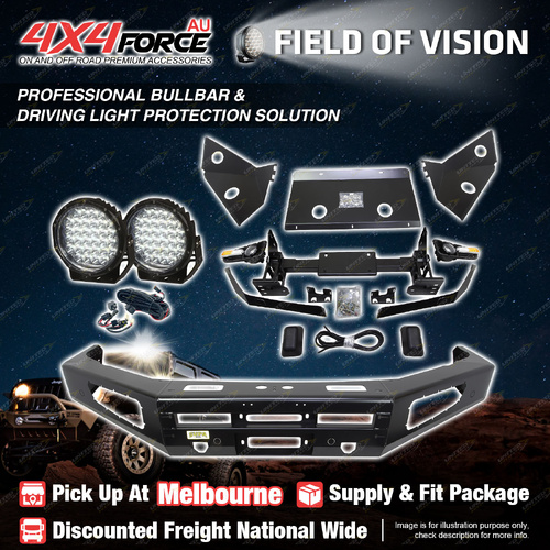 Ultimate Guard No Loop Bullbar Lights for Toyota Landcruiser 200 08-15 MEL