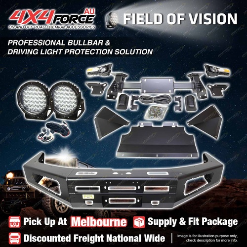 Ultimate Guard No Loop Bullbar Lights for Toyota Landcruiser Prado 150 MEL