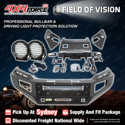 Ultimate Guard No Loop Bullbar Lights for Mitsubishi Pajero Sport 2019-On SYD