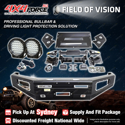 Ultimate Guard No Loop Bullbar Drive Light for Nissan Navara D40 Spain 11-On SYD