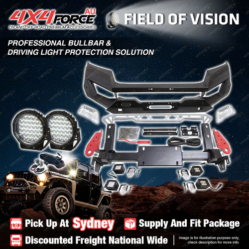 Ultimate Guard No Loop Bumper Bullbar Lights for Nissan Navara NP300 D23 21+ SYD