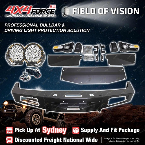 Ultimate Guard No Loop Bumper Bullbar Lights for Toyota Landcruiser 80 SYD