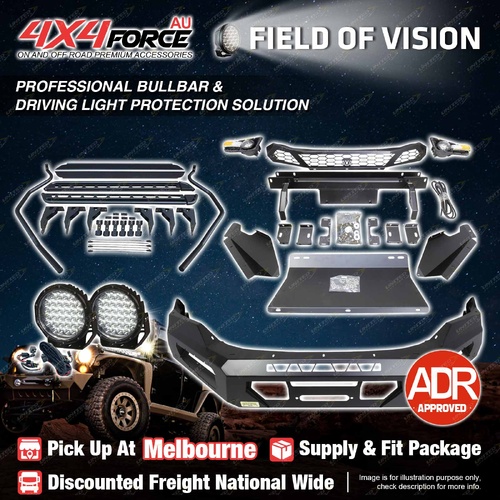 Ultimate Guard No Loop Bullbar Lights Side Step for Isuzu D-max 21-23 MEL