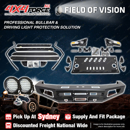 Ultimate Guard Bullbar Light Side Steps for Toyota Landcruiser 79 Single Cab SYD