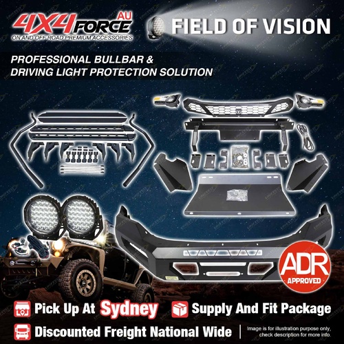 Ultimate Guard No Loop Bullbar Lights Side Step for Isuzu D-max 21-23 SYD
