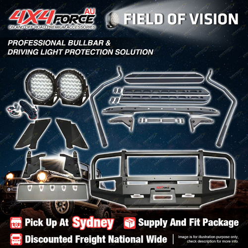 Armor Bullbar Guard Plate light Side Steps for Nissan Patrol Y61 00-04 SYD Stock