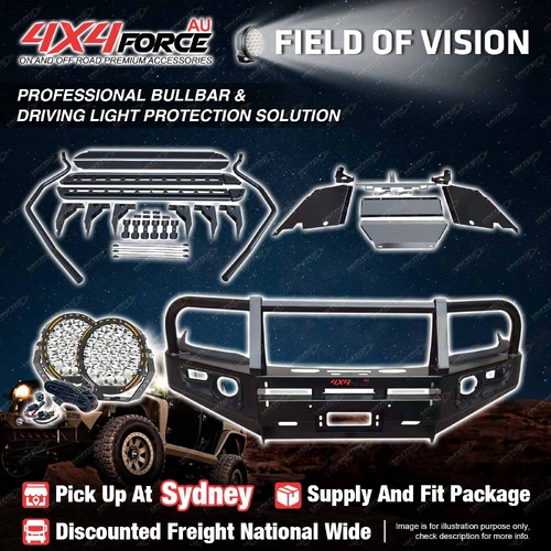 Armor Bullbar Skid Plate light Side Step for Toyota Hilux Vigo 12-15 SYD Stock