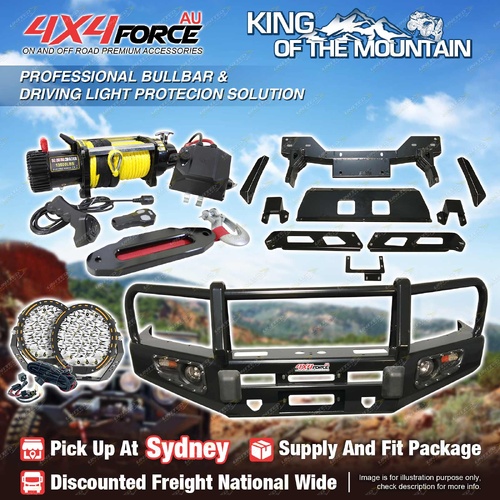 Armor Bumper Bullbar LOOP Skid Plate light Winch for Ford Ranger PX T7 SYD Stock