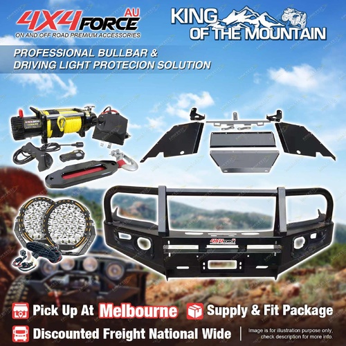 Armor Bullbar Skid Plate light Winch for Toyota Hilux Vigo 2012-2015 MEL Stock