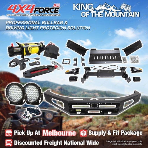 Ultimate Guard No Loop Bumper Bullbar Lights Winch for GWM Cannon 2020+ MEL