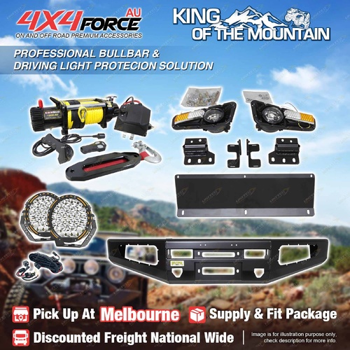 Ultimate Guard No Loop Bullbar Lights Winch for Suzuki Jimny 2019-2024 MEL