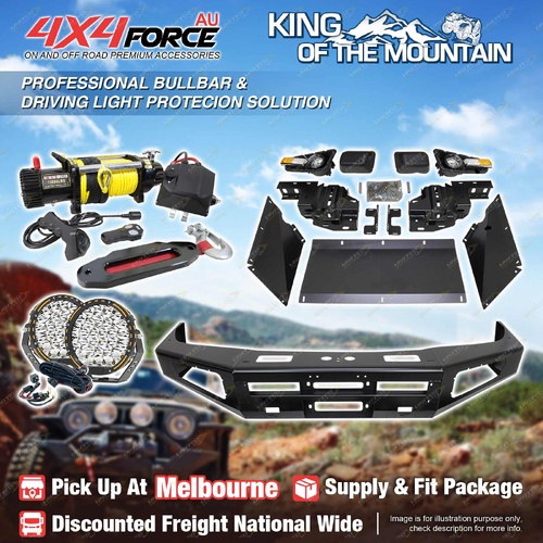 Ultimate Guard No Loop Bullbar Drive Light Winch for Toyota Landcruiser 100 MEL
