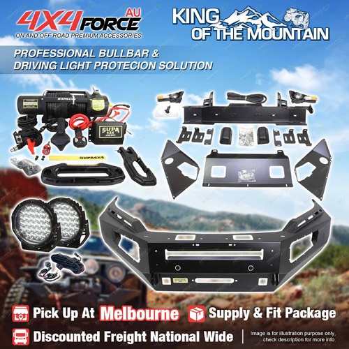 Ultimate Guard No Loop Bullbar Light Winch for Mitsubishi Triton MR 19-20 MEL