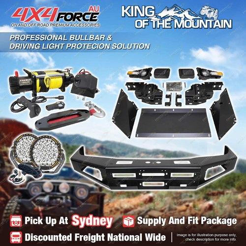 Ultimate Guard No Loop Bullbar Drive Light Winch for Toyota Landcruiser 100 SYD