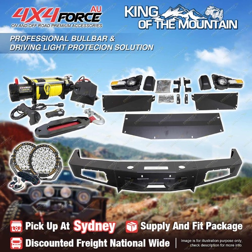 Ultimate Guard No Loop Bumper Bullbar Lights Winch for Toyota Landcruiser 80 SYD